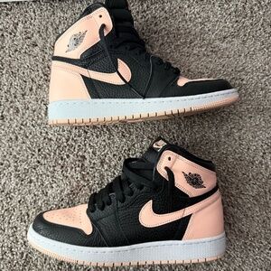Air Jordan 1 Retro High OG GS Black/Crimson Tint-White